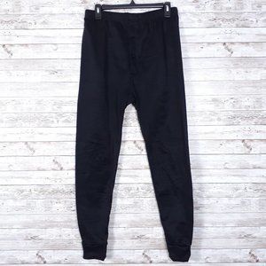 Rodex Mens Thermal Bottoms XL Black Cotton Pants 170A